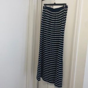 Joe Fresh long navy blue skirt